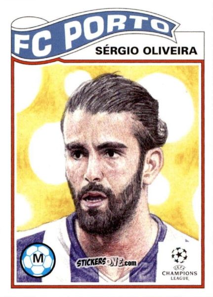 Sticker Sérgio Oliveira - Living Set Soccer 2021 n. 305 - Topps