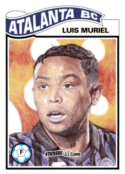 Sticker Luis Muriel - Living Set Soccer 2021 n. 308 - Topps