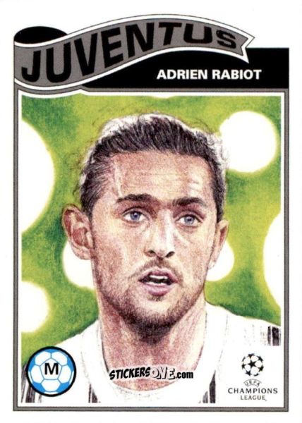 Cromo Adrien Rabiot - Living Set Soccer 2021 n. 309 - Topps