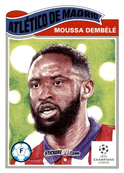 Sticker Moussa Dembélé - Living Set Soccer 2021 n. 316 - Topps