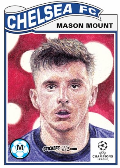 Cromo Mason Mount - Living Set Soccer 2021 n. 317 - Topps