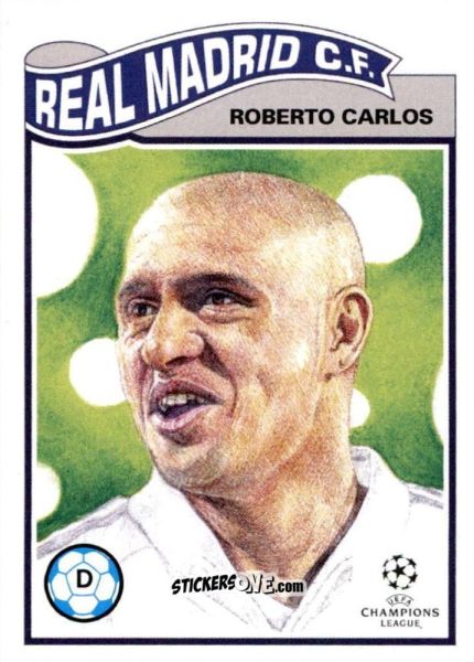 Cromo Roberto Carlos - Living Set Soccer 2021 n. 325 - Topps