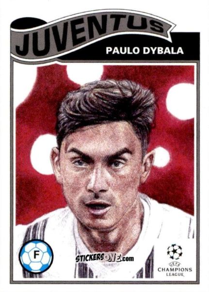 Sticker Paulo Dybala - Living Set Soccer 2021 n. 326 - Topps