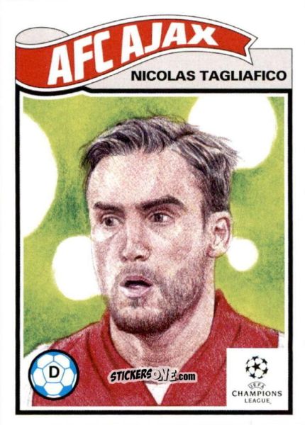 Cromo Nicolas Tagliafico - Living Set Soccer 2021 n. 329 - Topps
