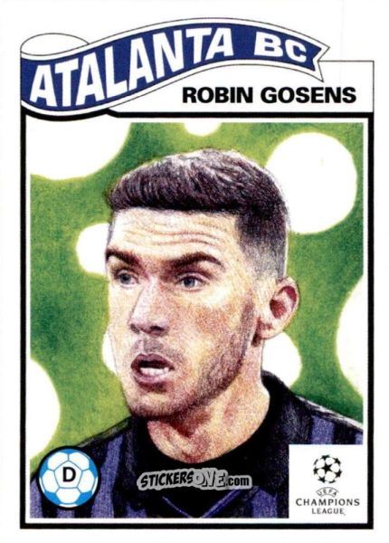 Sticker Robin Gosens - Living Set Soccer 2021 n. 330 - Topps