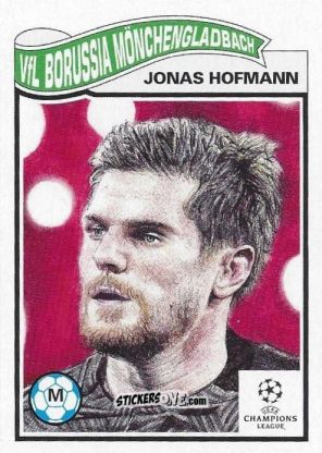 Cromo Jonas Hofmann - Living Set Soccer 2021 n. 333 - Topps