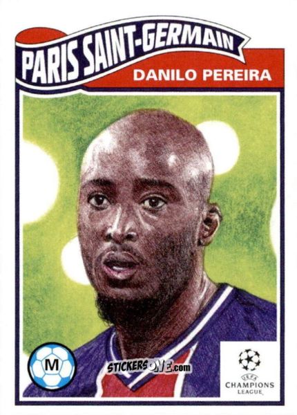 Sticker Danilo Pereira - Living Set Soccer 2021 n. 337 - Topps