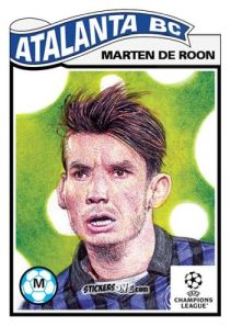 Sticker Marten de Roon - Living Set Soccer 2021 n. 347 - Topps