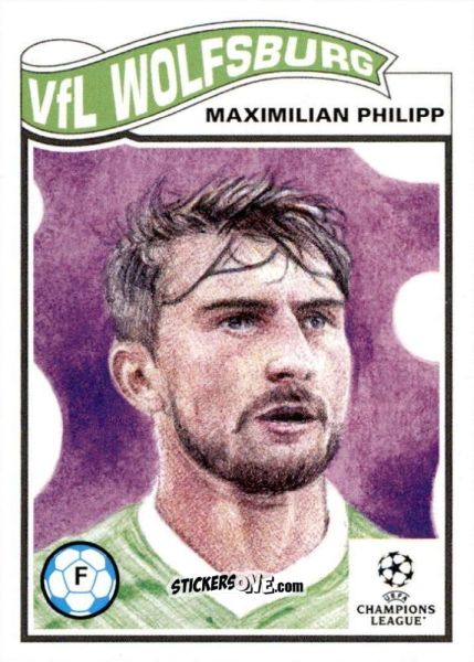 Sticker Maximilian Philipp - Living Set Soccer 2021 n. 354 - Topps