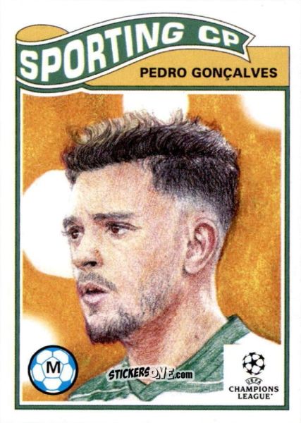 Sticker Pedro Goncalves - Living Set Soccer 2021 n. 360 - Topps