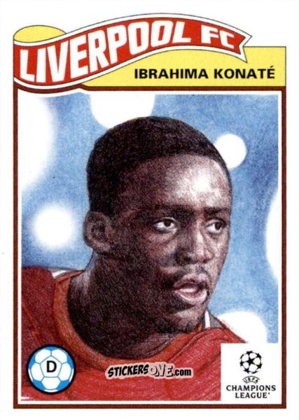 Sticker Ibrahima Konaté - Living Set Soccer 2021 n. 361 - Topps