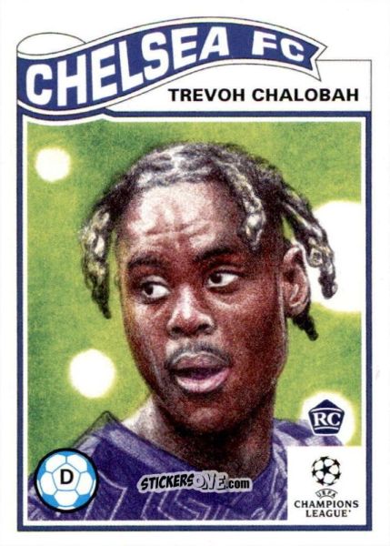 Sticker Trevoh Chalobah - Living Set Soccer 2021 n. 365 - Topps