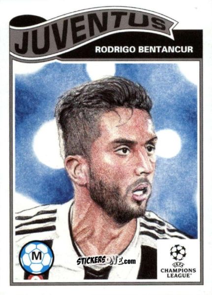 Sticker Rodrigo Bentancur - Living Set Soccer 2021 n. 369 - Topps