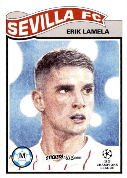 Sticker Erik Lamela - Living Set Soccer 2021 n. 377 - Topps
