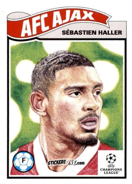 Sticker Sebastien Haller - Living Set Soccer 2021 n. 381 - Topps