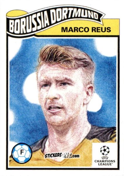 Sticker Marco Reus - Living Set Soccer 2021 n. 383 - Topps