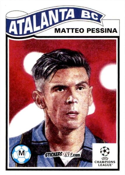 Cromo Matteo Pessina - Living Set Soccer 2021 n. 385 - Topps