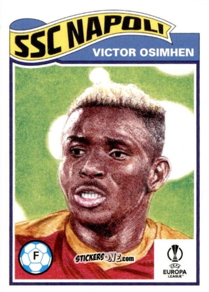 Sticker Victor Osimhen - Living Set Soccer 2021 n. 388 - Topps