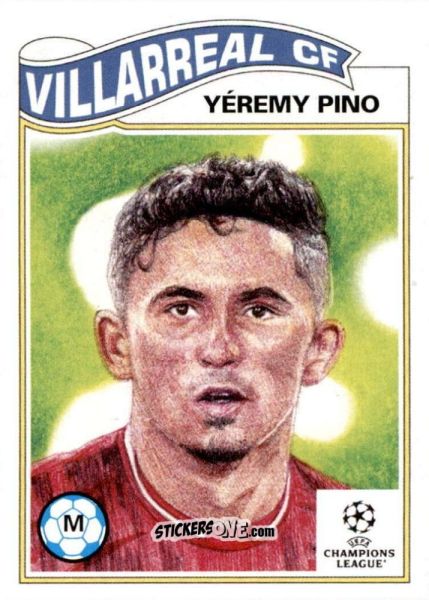 Sticker Yeremy Pino - Living Set Soccer 2021 n. 395 - Topps