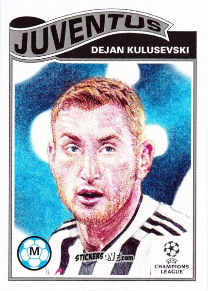 Cromo Dejan Kulusevski - Living Set Soccer 2021 n. 396 - Topps