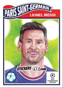 Sticker Lionel Messi - Living Set Soccer 2021 n. 400 - Topps