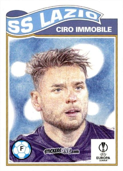 Cromo Ciro Immobile - Living Set Soccer 2021 n. 414 - Topps