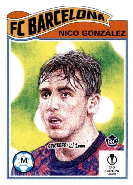 Sticker Nico González - Living Set Soccer 2022 n. 434 - Topps