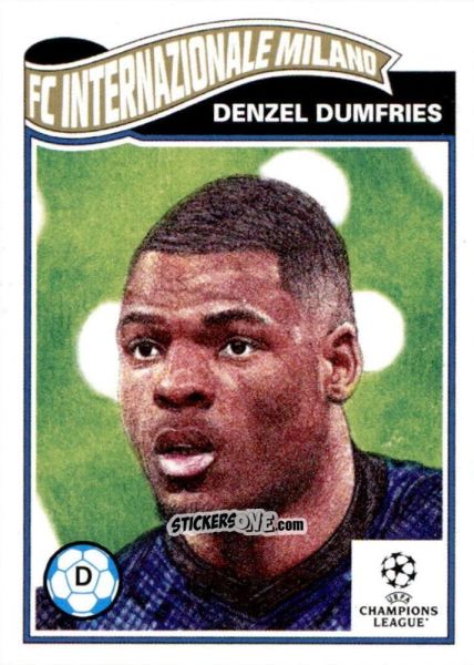 Cromo Denzel Dumfries - Living Set Soccer 2022 n. 441 - Topps