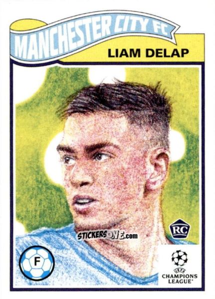 Sticker Liam Delap - Living Set Soccer 2022 n. 446 - Topps