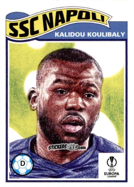 Sticker Kalidou Koulibaly - Living Set Soccer 2022 n. 447 - Topps