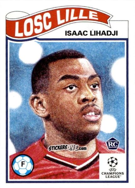 Figurina Isaac Lihadji - Living Set Soccer 2022 n. 450 - Topps
