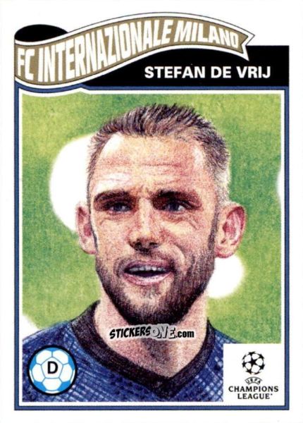 Sticker Stefan de Vrij - Living Set Soccer 2022 n. 452 - Topps