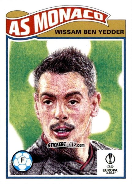 Cromo Wissam Ben Yedder - Living Set Soccer 2022 n. 455 - Topps