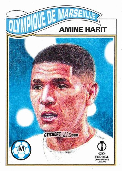 Sticker Amine Harit - Living Set Soccer 2022 n. 456 - Topps