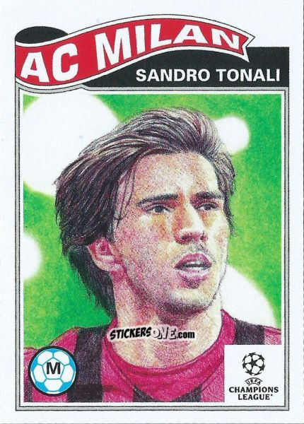 Sticker Sandro Tonali - Living Set Soccer 2022 n. 457 - Topps