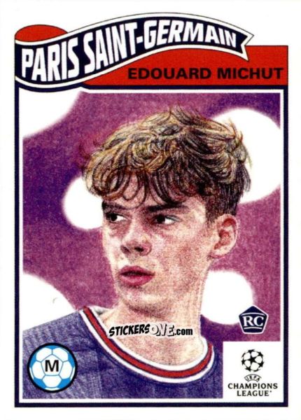 Sticker Edouard Michut - Living Set Soccer 2022 n. 464 - Topps