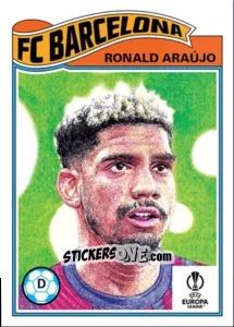 Sticker Ronald Araújo - Living Set Soccer 2022 n. 465 - Topps