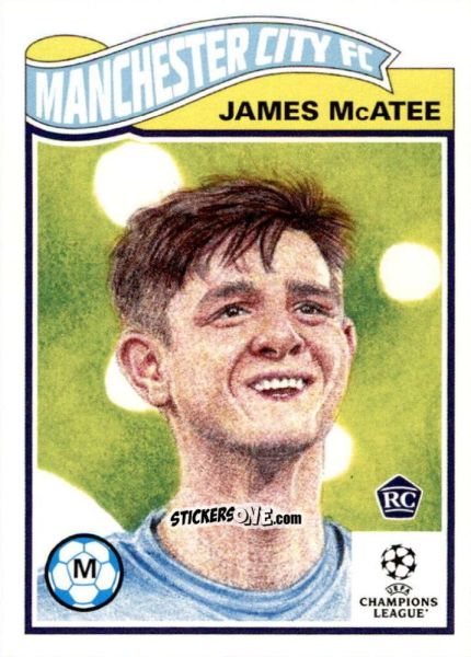 Cromo James McAtee - Living Set Soccer 2022 n. 472 - Topps