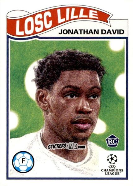 Cromo Jonathan David - Living Set Soccer 2022 n. 475 - Topps