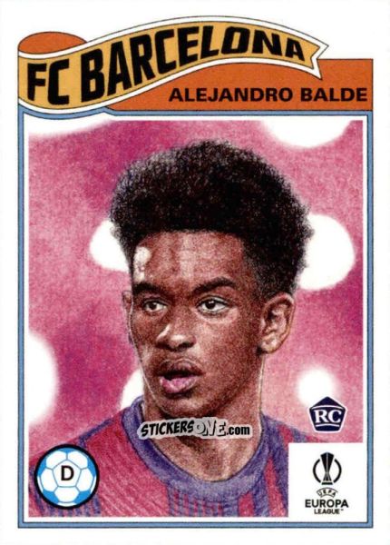 Cromo Alejandro Balde - Living Set Soccer 2022 n. 476 - Topps