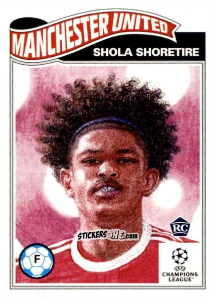 Sticker Shola Shoretire - Living Set Soccer 2022 n. 481 - Topps