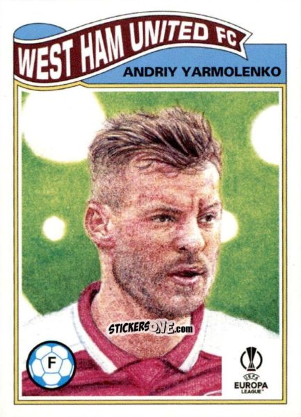 Sticker Andriy Yarmolenko - Living Set Soccer 2022 n. 483 - Topps