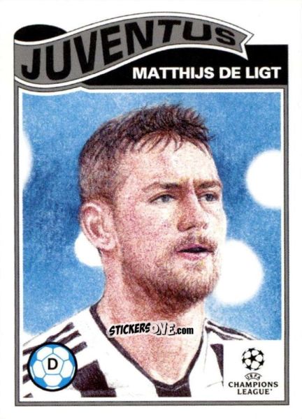 Cromo Matthijs de Ligt - Living Set Soccer 2022 n. 486 - Topps