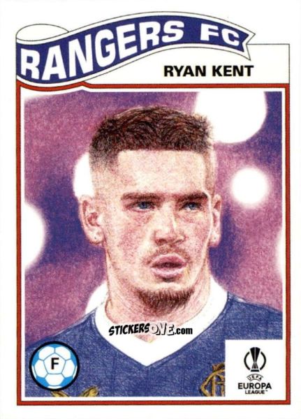 Sticker Ryan Kent - Living Set Soccer 2022 n. 487 - Topps