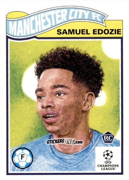 Figurina Samuel Edozie - Living Set Soccer 2022 n. 489 - Topps