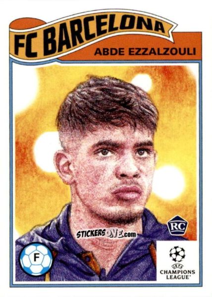 Sticker Abde Ezzalzouli  - Living Set Soccer 2022 n. 490 - Topps
