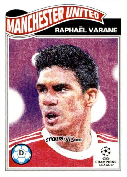 Cromo Raphael Varane - Living Set Soccer 2022 n. 495 - Topps