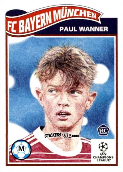 Cromo Paul Wanner - Living Set Soccer 2022 n. 496 - Topps