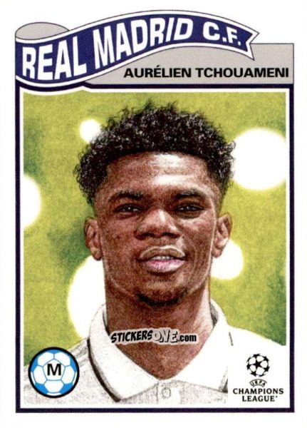 Cromo Aurélien Tchouaméni - Living Set Soccer 2022 n. 498 - Topps