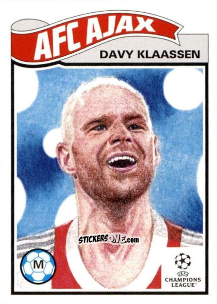 Sticker Davy Klaassen - Living Set Soccer 2022 n. 501 - Topps